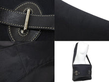 Load image into Gallery viewer, HERMES エルメス ブエナベンチュラMM ショルダーバッグ ビジネスバッグ トワルオフィシェ レザー ブラック 良品 中古 48088