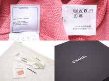 Load image into Gallery viewer, CHANEL シャネル ニット・セーター シャネル ロゴプルオーバー 22/23秋冬 ピンク カシミヤ P73911K10586 新品 48145