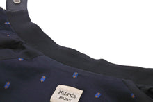 画像をギャラリービューアに読み込む, HERMES エルメス レザージャケット ライダースジャケット シングル イタリア製 ラムスキン ブラック サイズ40 美品 中古 48164