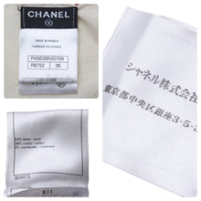 画像をギャラリービューアに読み込む, CHANEL シャネル カーディガン ココマーク P45635K05709 ブラック レッド アイボリー ウール コットン カシミヤ 美品 中古 48175