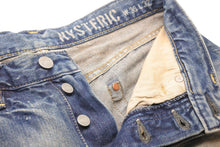 画像をギャラリービューアに読み込む, HYSTERIC GLAMOUR ヒステリックグラマー デニムパンツ ボトムス ダメージ加工 綿 牛革 メンズ 30 タグ有り 極美品 48181