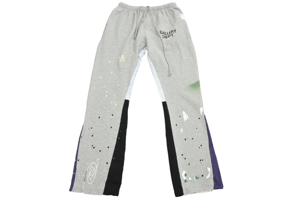 GALLERYDEPT ギャラリーデプト FlareSweatPants スウェットパンツ 20AW ペイント加工 グレー ネイビー サイズL 美品  中古 48182 – Casanova Vintage