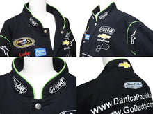 画像をギャラリービューアに読み込む, JEFFHAMILTON ジェフハミルトン NACAR ナスカー ヴィンテージ レーシングジャケット ブラック グリーン 2XL 美品 中古 48205