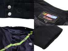 画像をギャラリービューアに読み込む, JEFFHAMILTON ジェフハミルトン NACAR ナスカー ヴィンテージ レーシングジャケット ブラック グリーン 2XL 美品 中古 48205