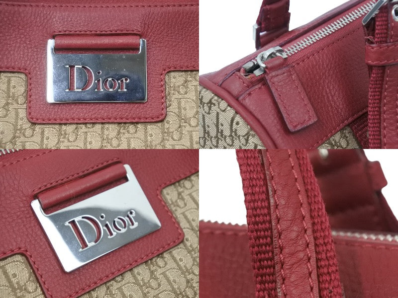 ChristianDior クリスチャンディオール ボストンバッグ トロッター柄