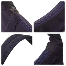 画像をギャラリービューアに読み込む, PRADA プラダ ホーボー ナイロン ハンドバッグ パープル 紫 MV519 ミニバッグ 三角ロゴ金具 プレート 美品 中古 48272