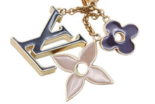 画像をギャラリービューアに読み込む, LOUIS VUITTON ルイヴィトン バッグチャーム アクセサリー フルール ドゥ モノグラム M67119 GP ゴールド 良品 中古 48290