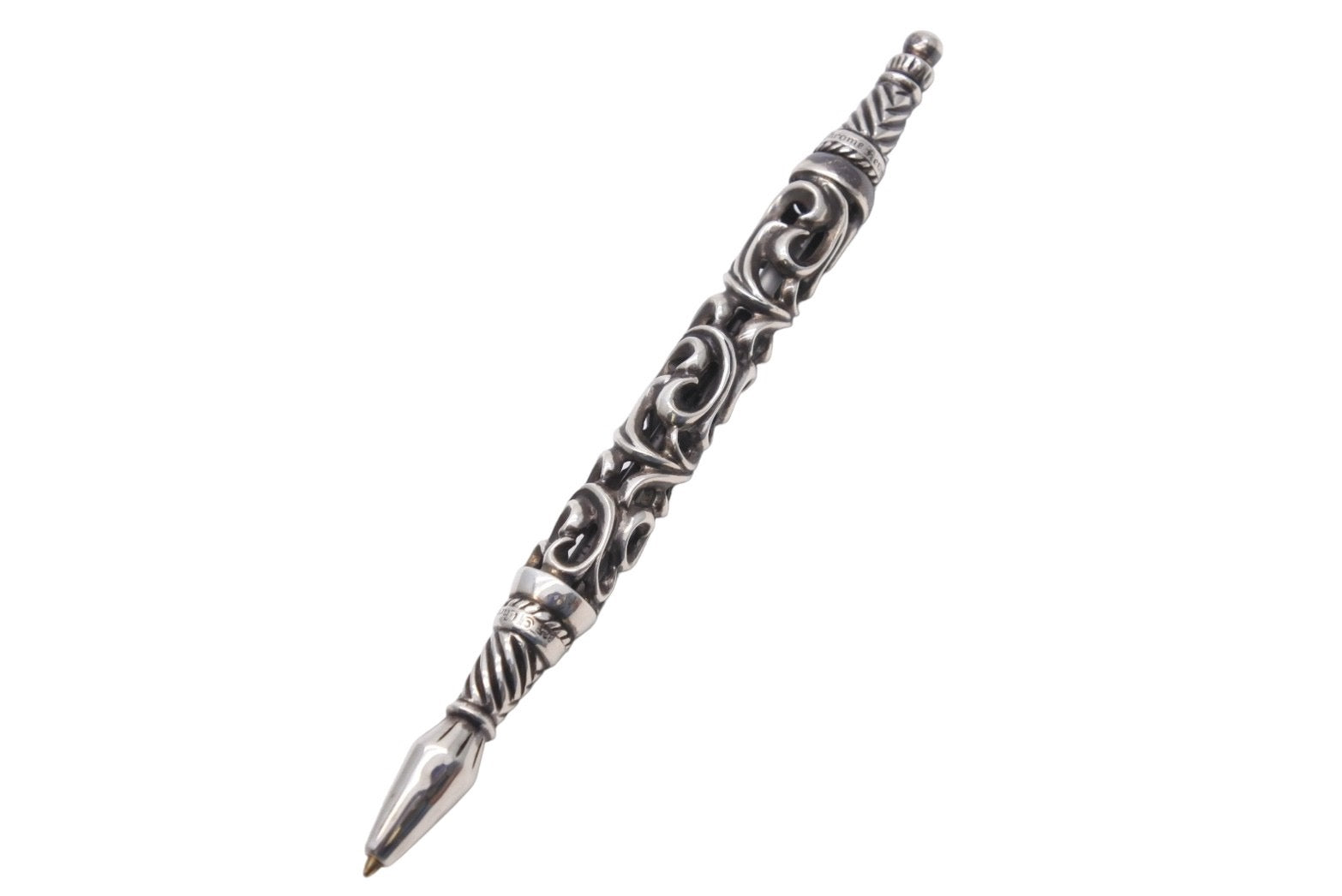 クロムハーツ Chrome Hearts PEN FILIGREE/フィリグリーボールペン シルバーボールペン 52.4g 美品 中古 48303 –  Casanova Vintage