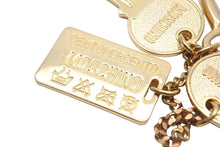 画像をギャラリービューアに読み込む, MOSCHINO モスキーノ キーホルダー 鍵 ゴールド メッキ 54.4ｇ ゴールド金具 美品 中古 48319