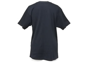 CHANEL Short Sleeve T-shirt Brand Logo 16SS Cotton Black Gold 35/137 M Good Condition Used 48513