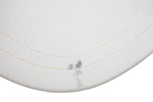 画像をギャラリービューアに読み込む, CHANEL シャネル サンバイザー 花柄 ポリエステル ナイロン ホワイト レッド マジックテープ 調整可 美品 中古 48539