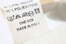 画像をギャラリービューアに読み込む, CHANEL シャネル サンバイザー 花柄 ポリエステル ナイロン ホワイト レッド マジックテープ 調整可 美品 中古 48539