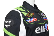 画像をギャラリービューアに読み込む, elf エルフ Vittoria Sport Jacket ヴィットリアスポルトジャケット EJ-W109 2020-2021秋冬 ブラック グリーン M 美品 中古 48553