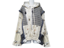 画像をギャラリービューアに読み込む, LOUIS VUITTON ルイヴィトン ジャケット ライトニングルレックスフーデッド 21SS 38 ホワイト ゴールド RW211B 美品 中古 48589