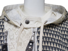 画像をギャラリービューアに読み込む, LOUIS VUITTON ルイヴィトン ジャケット ライトニングルレックスフーデッド 21SS 38 ホワイト ゴールド RW211B 美品 中古 48589