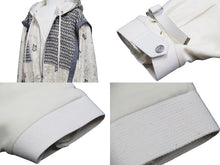 画像をギャラリービューアに読み込む, LOUIS VUITTON ルイヴィトン ジャケット ライトニングルレックスフーデッド 21SS 38 ホワイト ゴールド RW211B 美品 中古 48589