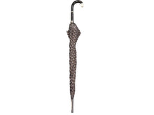 Load image into Gallery viewer, Goyard ゴヤール 傘 アンブレラ ヘリンボーン柄 レイングッズ ポリエステル ブラック シルバー金具 美品 中古 48601