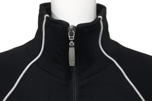 画像をギャラリービューアに読み込む, BALENCIAGA バレンシアガ スポーツアイコン ジップアップトラックジャケット ブラック コットン サイズ2 697954 美品 中古 48611