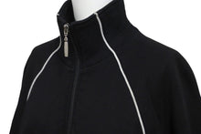 画像をギャラリービューアに読み込む, BALENCIAGA バレンシアガ スポーツアイコン ジップアップトラックジャケット ブラック コットン サイズ2 697954 美品 中古 48611