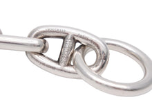 Load image into Gallery viewer, 超稀少 HERMES エルメス AREA アリア シルバー ブレスレット GM サイズ シェーヌダンクル マルジェラ期 中古 48650