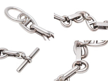 Load image into Gallery viewer, 超稀少 HERMES エルメス AREA アリア シルバー ブレスレット GM サイズ シェーヌダンクル マルジェラ期 中古 48650
