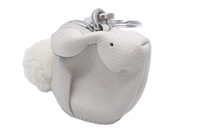 画像をギャラリービューアに読み込む, LOEWE ロエベ コインケース バニーチャーム コインパース カーフスキン キーホルダー 199.12.T40 411825 中古 48676