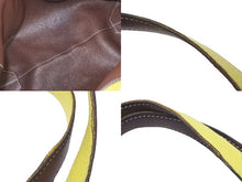 Load image into Gallery viewer, HERMES エルメス ドゥブルセンス36 Y刻印 トートバッグ ハンドバック トリヨンクレマンス イエロー ブラウン 美品 中古 48709