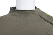 Load image into Gallery viewer, 極美品 HERMES エルメス 長袖Ｔシャツ カーキ グリーン トップス セミタートル コットン サイズXS 中古 48886