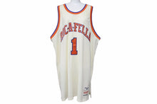 画像をギャラリービューアに読み込む, MITCHELL&amp;NESS ミッチェルアンドネス タンクトップ 1996-2003 JAY-Z ROCAFELLA アイボリー オレンジ ブルー 54 美品 中古 49011