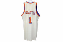 画像をギャラリービューアに読み込む, MITCHELL&amp;NESS ミッチェルアンドネス タンクトップ 1996-2003 JAY-Z ROCAFELLA アイボリー オレンジ ブルー 54 美品 中古 49011