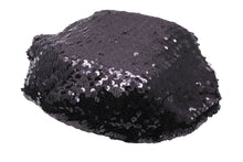 画像をギャラリービューアに読み込む, 極美品 CHANEL シャネル ベレー帽 帽子 ポリエステル スパンコール ポリアミド アクリル ブラック サイズM 中古 49103