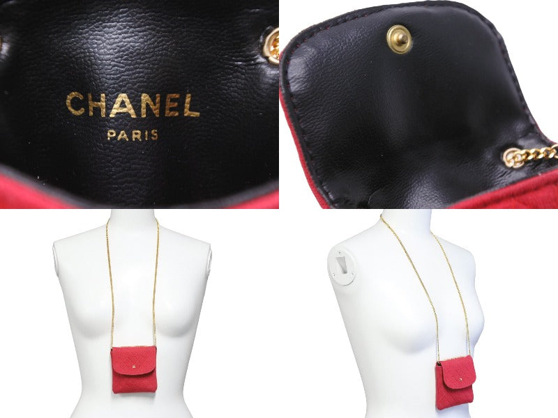 CHANEL シャネル マトラッセ ミニポシェット チェーンショルダーバッグ 