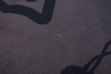 Load image into Gallery viewer, HERMES エルメス スウェット トレーナー 総柄 コットン ブラック グレー サイズ34 レディース 美品 中古 49158