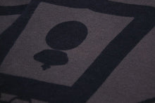 Load image into Gallery viewer, HERMES エルメス スウェット トレーナー 総柄 コットン ブラック グレー サイズ34 レディース 美品 中古 49158