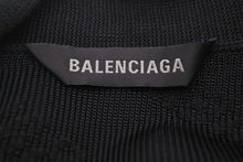 画像をギャラリービューアに読み込む, BALENCIAGA バレンシアガ オールオーバー カーディガン ウール ビスコース ポリアミド エラスタン ブラック 2 美品 中古 49170