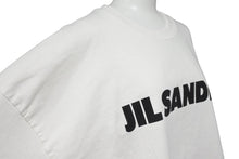 画像をギャラリービューアに読み込む, JIL SANDER ジルサンダー ロゴ Tシャツ 半袖Tシャツ 2022SS コットン ホワイト ブラック サイズXL 良品 中古 49172
