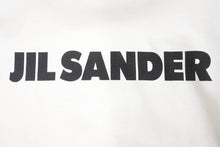 画像をギャラリービューアに読み込む, JIL SANDER ジルサンダー ロゴ Tシャツ 半袖Tシャツ 2022SS コットン ホワイト ブラック サイズXL 良品 中古 49172