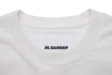 画像をギャラリービューアに読み込む, JIL SANDER ジルサンダー ロゴ Tシャツ 半袖Tシャツ 2022SS コットン ホワイト ブラック サイズXL 良品 中古 49172