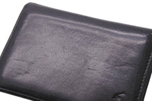 画像をギャラリービューアに読み込む, POLO RALPH LAUREN ポロ・ラルフローレン パスケース 定期入れ 名刺入れ ブラック レザー 良品 中古 49266