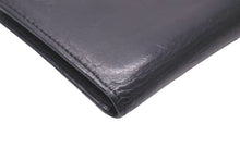 画像をギャラリービューアに読み込む, POLO RALPH LAUREN ポロ・ラルフローレン パスケース 定期入れ 名刺入れ ブラック レザー 良品 中古 49266