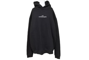 MAISON MARGIELA メゾン マルジェラ パーカー 20AW 反転ロゴ ステッチ オーバーサイズ サイズ44 S50GU0149 美品 中古 49284