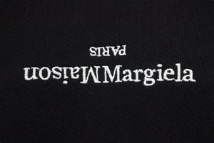MAISON MARGIELA メゾン マルジェラ パーカー 20AW 反転ロゴ ステッチ オーバーサイズ サイズ44 S50GU0149 美品 中古 49284