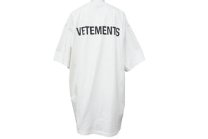 VETEMENTS 半袖Ｔシャツ 21AW サイズ:L ロゴプリントTシャツ UA52TR240W オーバーサイズ 美品 中古 49315