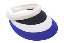 画像をギャラリービューアに読み込む, Christian Dior クリスチャンディオール サンバイザー ホワイト ブルー ブラック L4255 良品 中古 49330