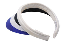 画像をギャラリービューアに読み込む, Christian Dior クリスチャンディオール サンバイザー ホワイト ブルー ブラック L4255 良品 中古 49330