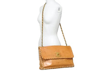Load image into Gallery viewer, CHANEL シャネル チェーンショルダーバッグ ココマーク ヴィンテージ 2番台 レザー ブラウン ゴールド金具 良品 中古 49343