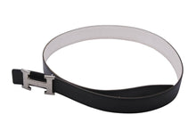 Load image into Gallery viewer, HERMES エルメス ベルト コンスタンス サイズ90 □K刻印 ヴォーエプソン ボックスカーフ ホワイト シールバー金具 美品 中古 49350