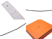 Load image into Gallery viewer, HERMES エルメス ベルト コンスタンス サイズ90 □K刻印 ヴォーエプソン ボックスカーフ ホワイト シールバー金具 美品 中古 49350