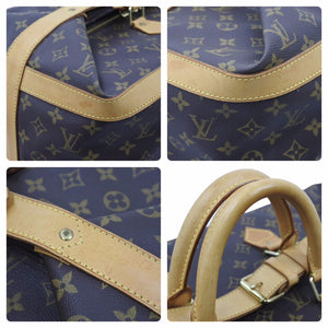 LOUISVUITTON ルイヴィトン クルーザーバッグ50 旅行カバン ボストンバッグ M41137 SP0929 PVC ブラウン ゴールド 良品 中古 49411