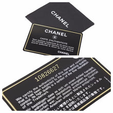 画像をギャラリービューアに読み込む, CHANEL シャネル パリスニューヨーク キルティング ボストンバッグ 10番台 ナイロン レザー ブラック シルバー金具 美品 中古 49417